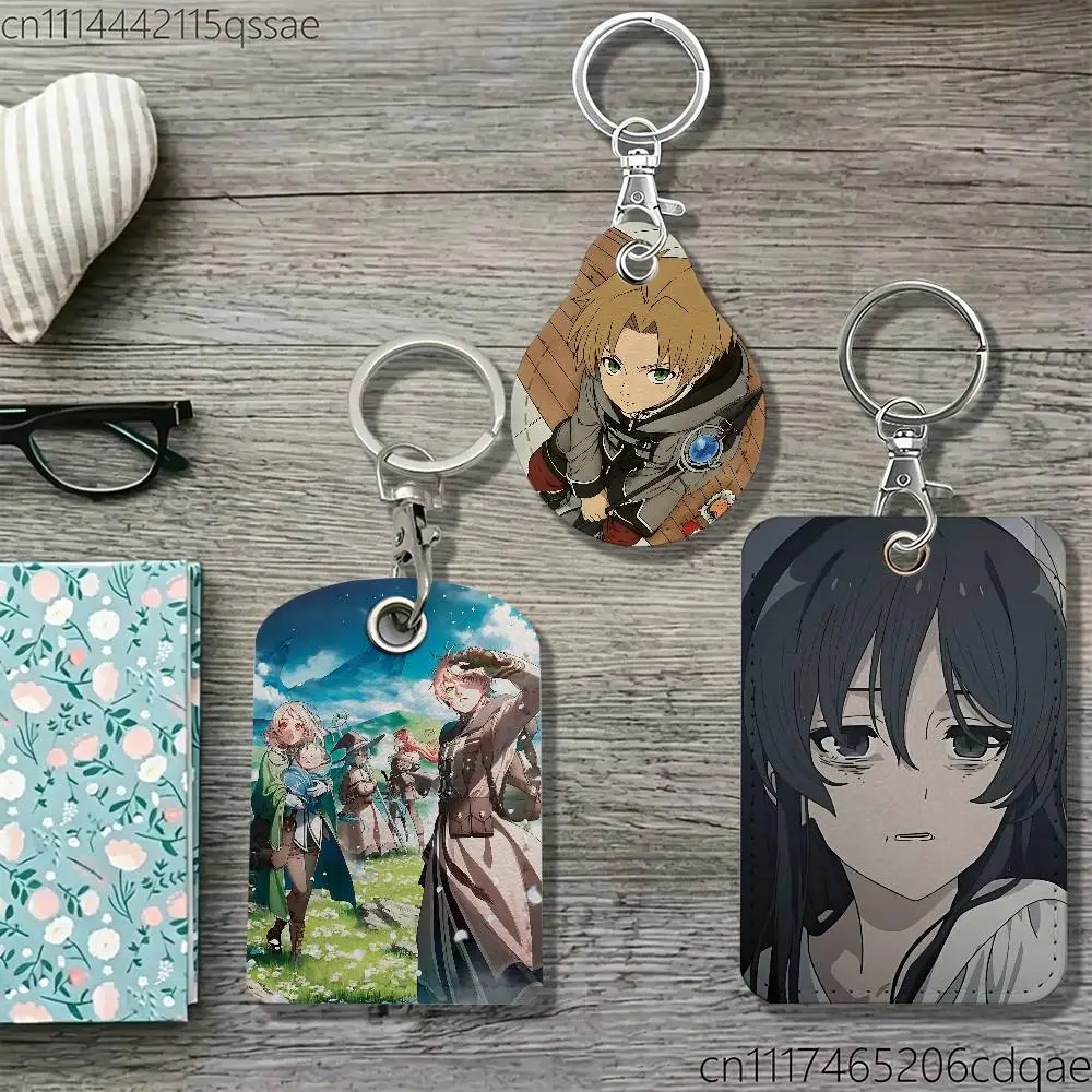 Anime M-Mushoku T-Tensei Magnetic keychain case For Apple Airtags, also suitable for Pandora Tag dog tracker/locator devices
