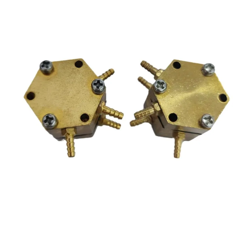 4Pcs Dental Oral Hexagonal Water Pressure Valve Dental Chair Accessories Air-controlled Single-link Water Control Valve