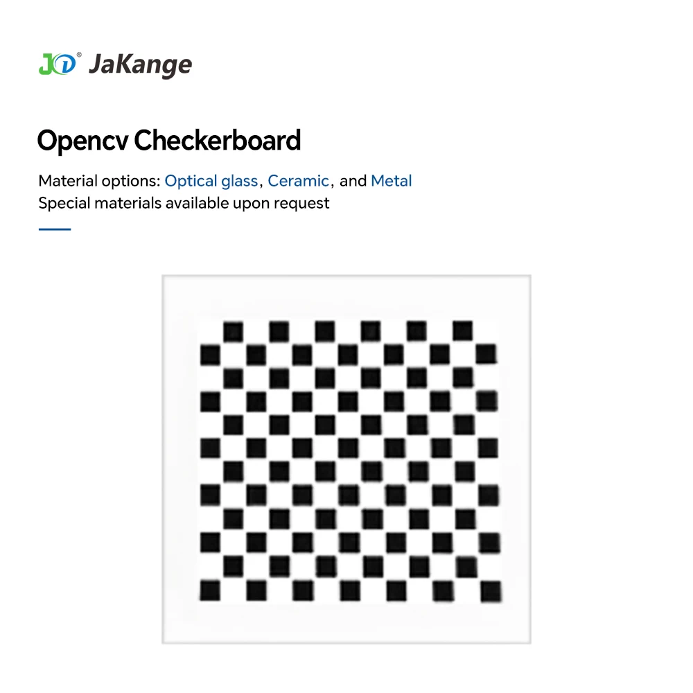 

0.1mm*0.1mm Checkerboard Pattern Optical Calibration Plate High Precision Reconstruction Camera Image Distortion Calibration