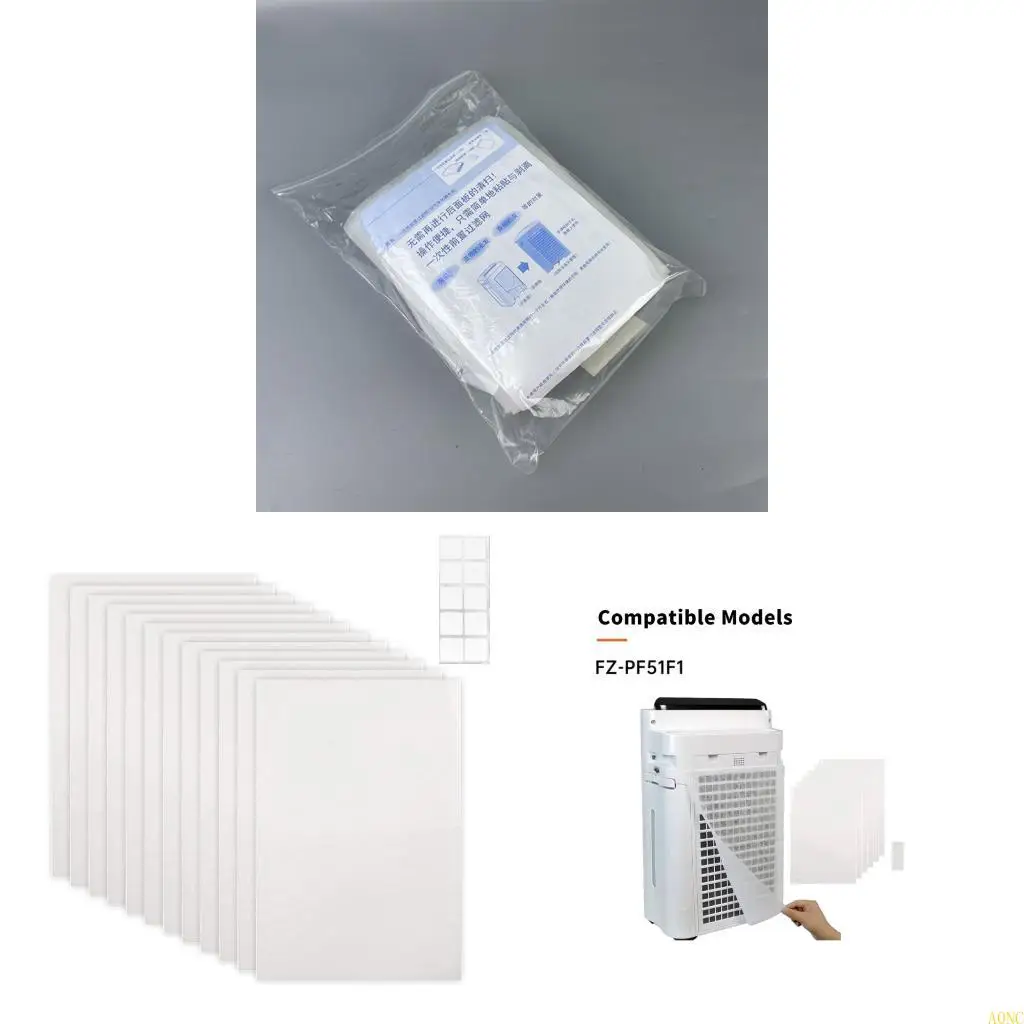 A0NC 12pcs Tall Efficiency Air Filter Replacement Sieves for Dirt Plantdust Seize