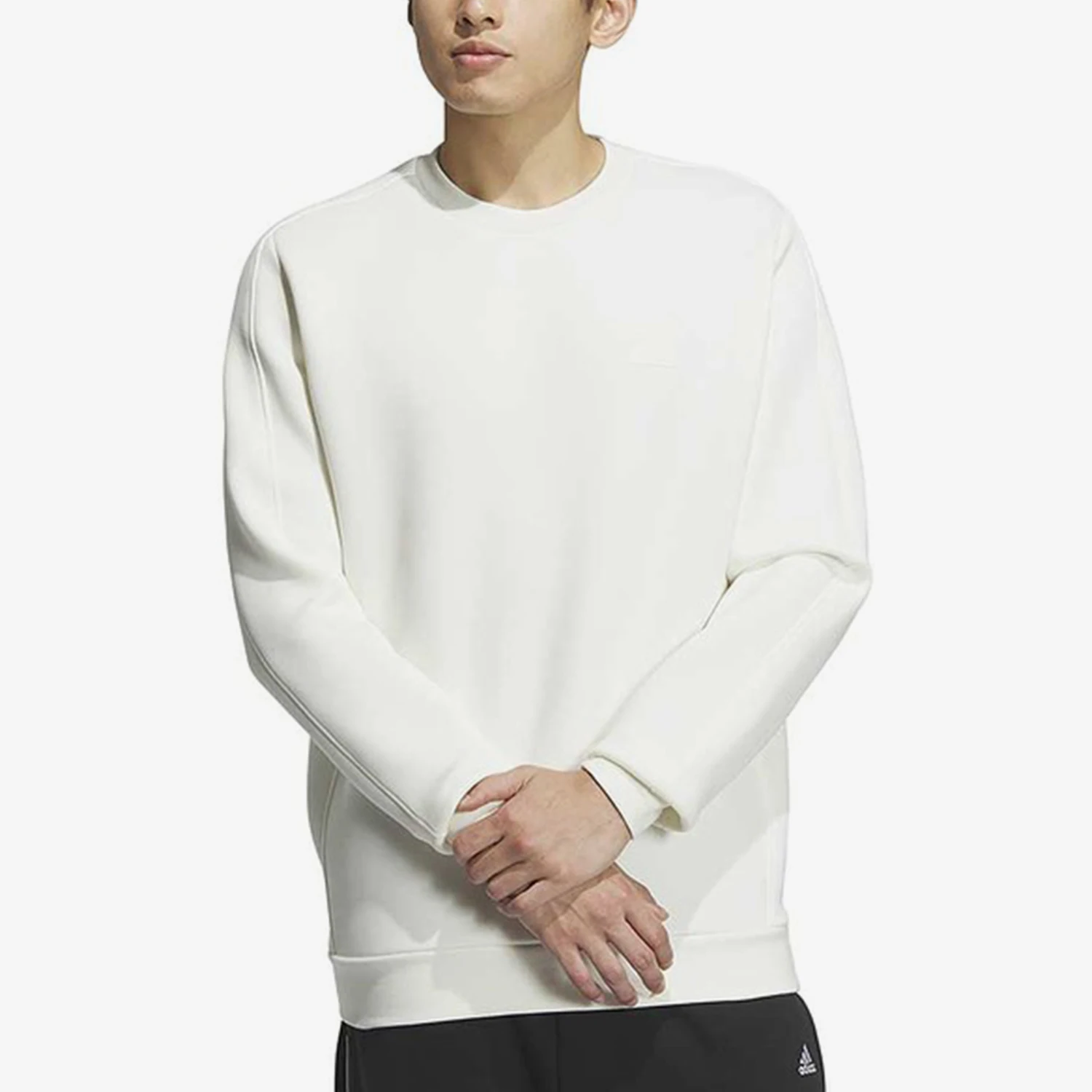 

Adidas genuine 2024 new men's simple round neck casual pullover JE8634