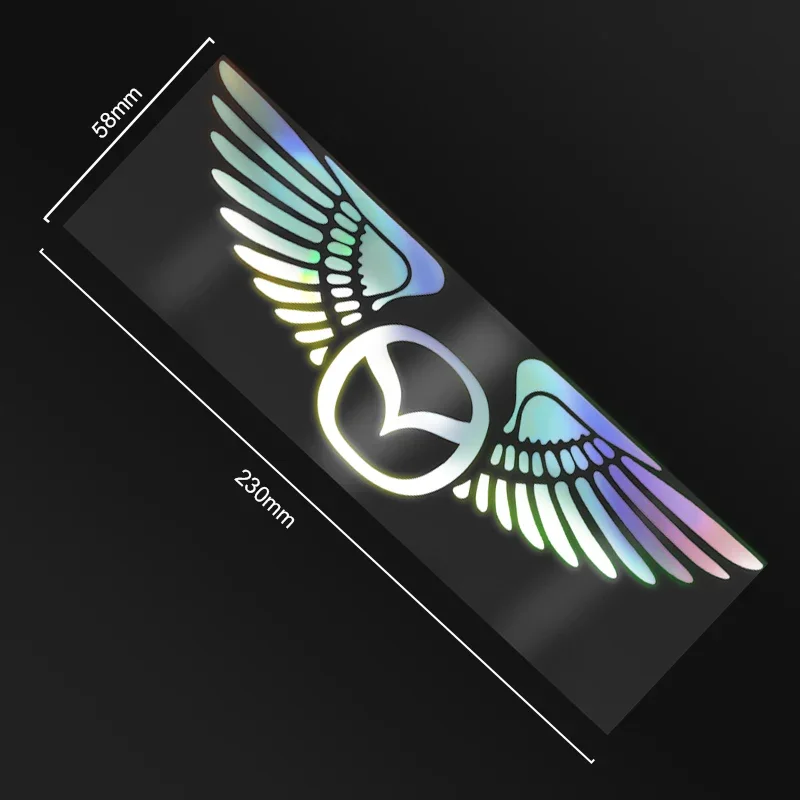 Car Logo Stereo Front Hood Car Exterior Decoration Badge Stickers For MAZDA 2 3 6 ATENZA 3 BK BL 5 CR CW 6 II GH CX-7 ER MX-5 NC