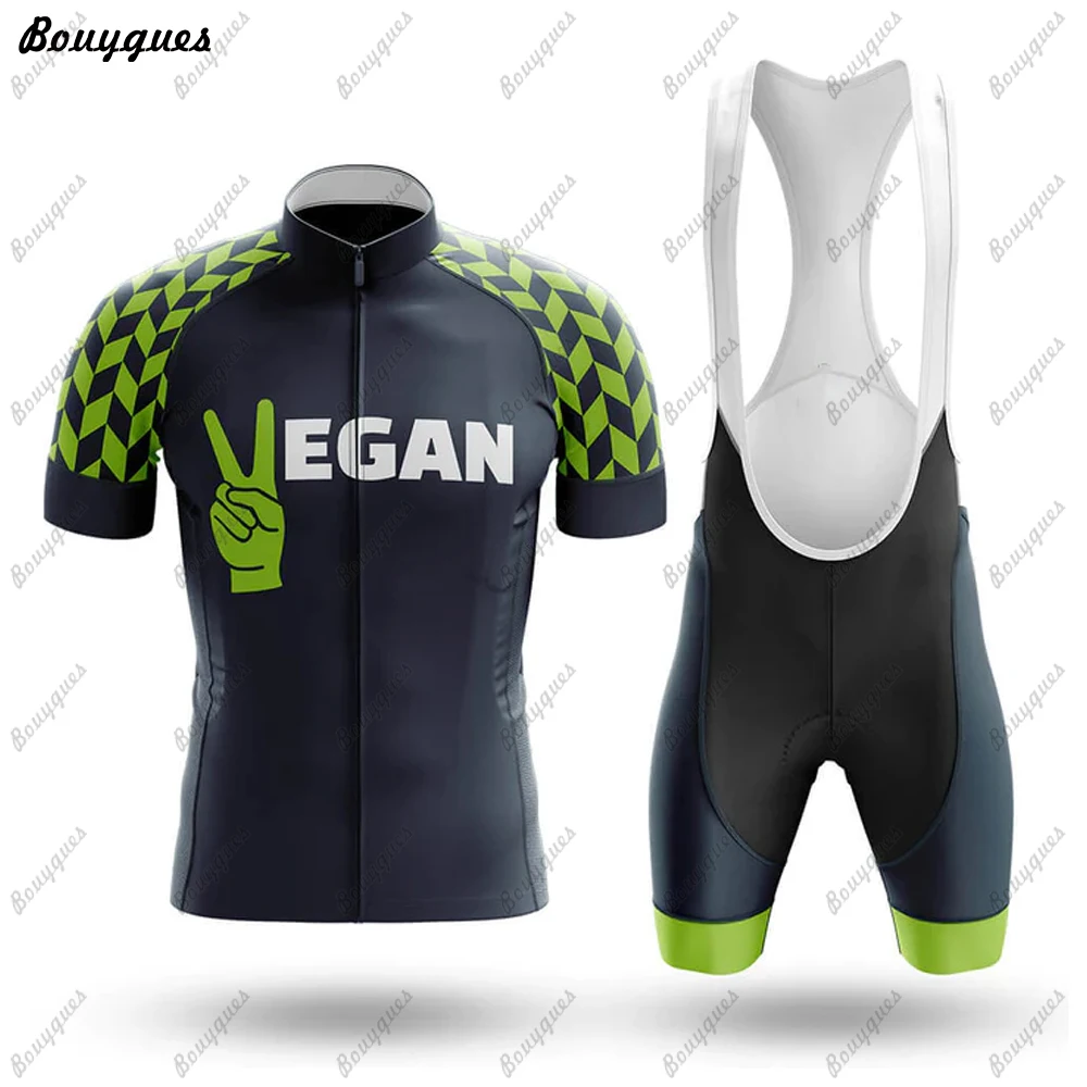 2023 Pro Team Premium VEGAN Cycling Jersey Set Breathable Racing Sport Bicycle Jersey Mens Cycling Clothing Short Bike Jersey image 4