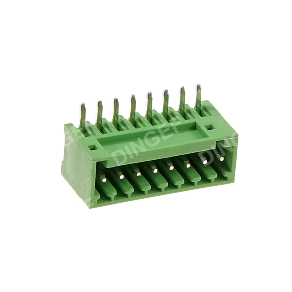 5Set/lot 15EDG 2.54mm PCB Seal Screw Terminal Block 2 ~ 12 Pin KF15EDG 2.54 Male Plug + Female Socket Pin Header Wire Connector