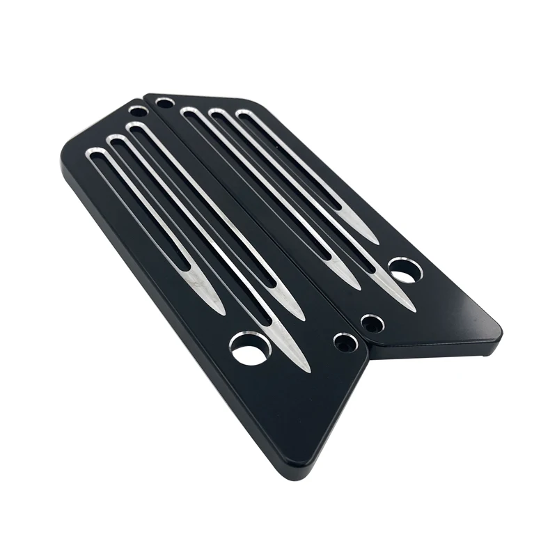 Black CNC Aluminum Saddlebag Latch Covers fit for Harley Touring Street Glide Electra Glide Road King 1993-2013