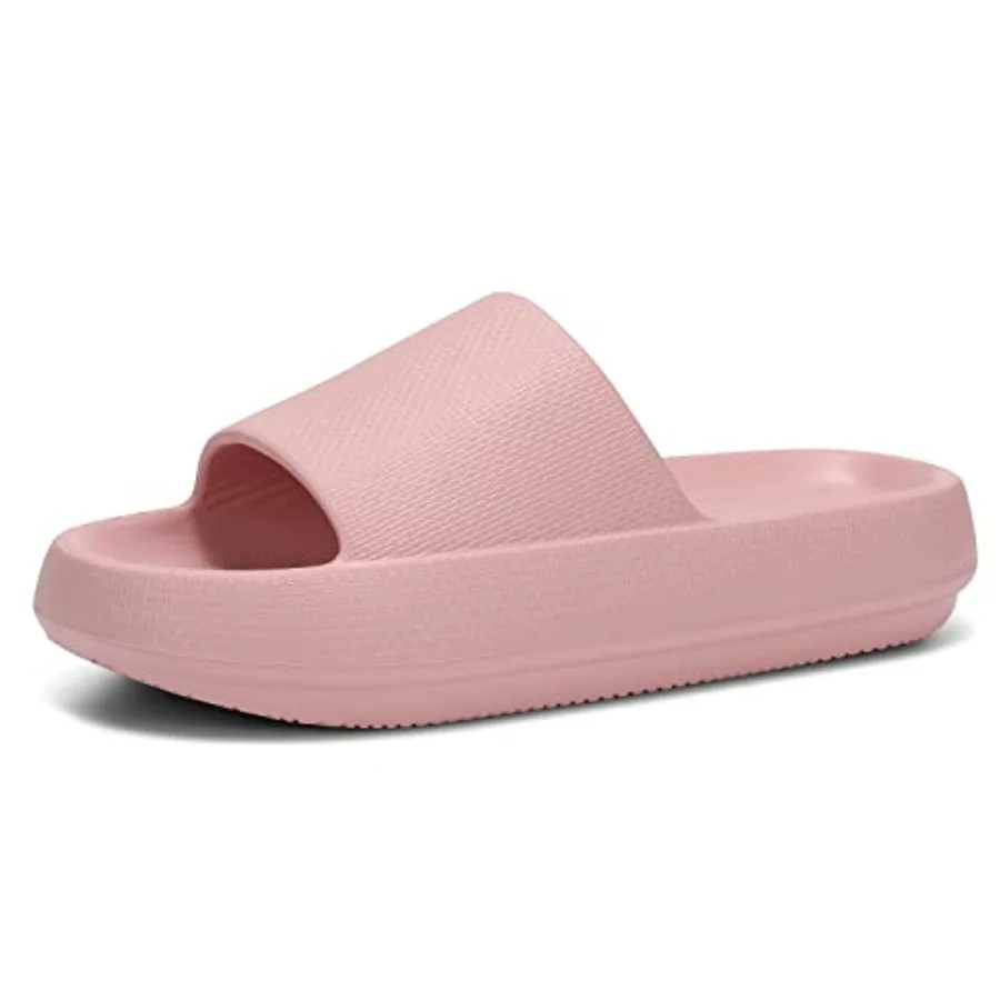 

Slides for Women and Men Sandals Pillow Slippers Shower Shoes Cushioned Cloud Slides