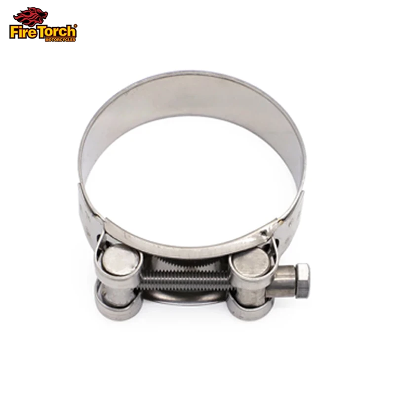 Motorcycle Exhaust pipe For Suzuki Bandit GSF600 GSF650 GSF1200 GSF1250 GSF 600 650 1200 1250 Clamp & COLLECTOR BOX Gasket Seal