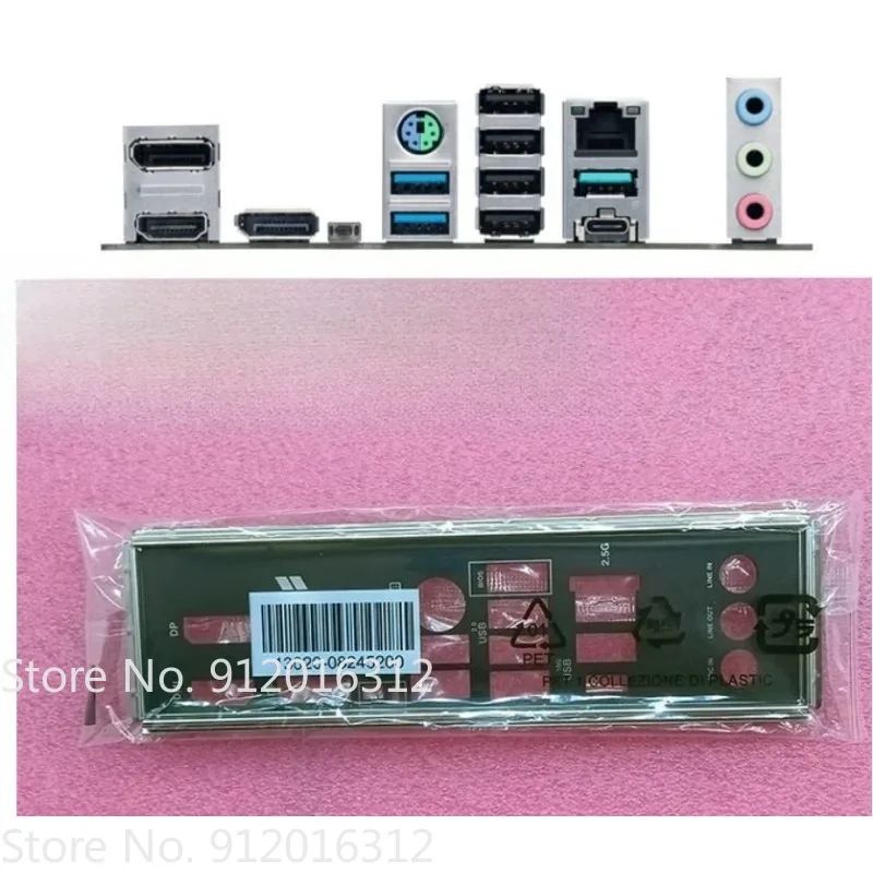 Original I/O IO Shield Back Plate Barrier for ASUS TUF GAMING B650M-E Motherboard Blank Bracket