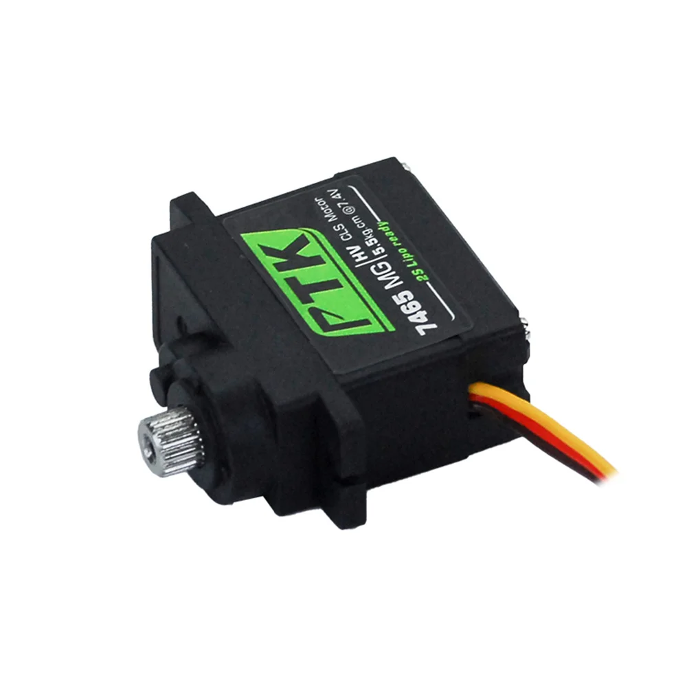 PTK 7465 MG 25T Aluminiumgetriebe 180 °   9 g digitales wasserdichtes RC-Servo für Roboter-Starrflügel-Auto- und Flugzeugmodelle