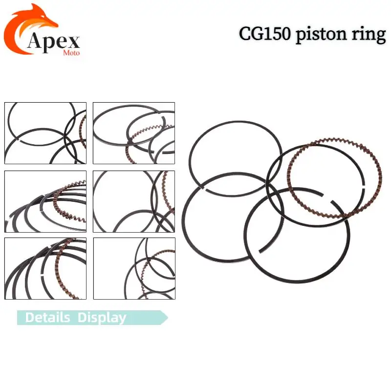 

For CG150 Factory Direct Selling High Performance Products Motorcycle Engine Parts Piston Ring