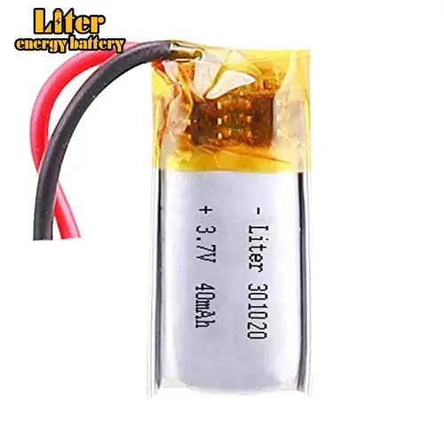 100pcs Liter 3.7V 40mAh 301020 Lipo Battery Rechargeable Lithium Polymer for walkman Bluetooth speaker