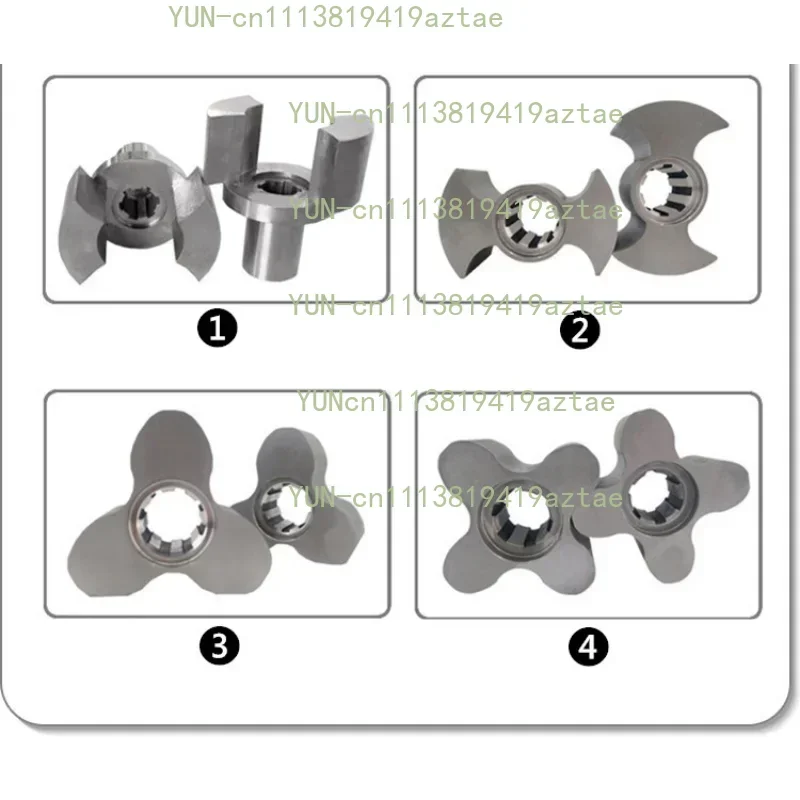 High Viscosity Stainless Steel Cam Rotor Pump Electric Feeding Rotary Lobe Pump Head