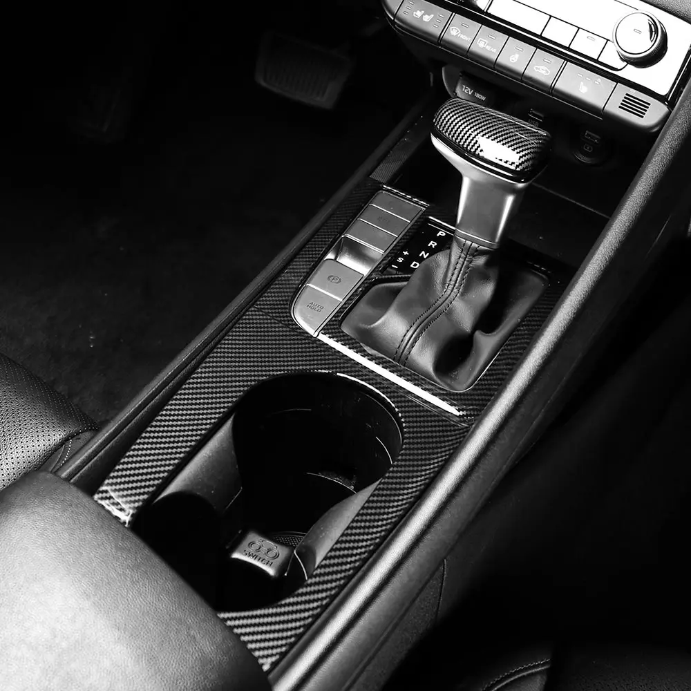 

LHD/RHD For Hyundai Elantra CN7 Center Electronic Brake Console Gear Shift Knob Water Cup Holder Cover