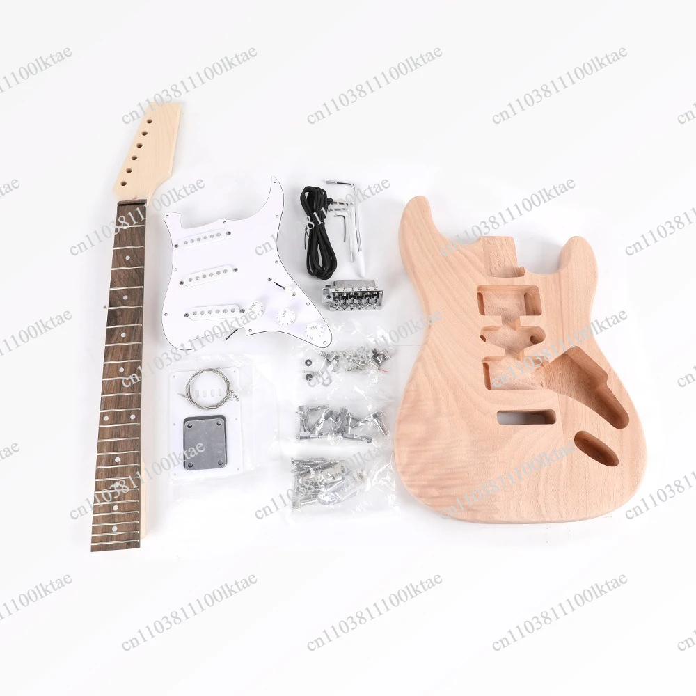 ST Electric Work in Progress Hand Assembled Guitar Introduction Beginner Guitar