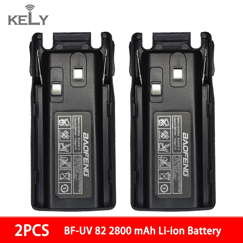 Batteria di BL-8 del walkie-talkie UV 82 di Baofeng per la batteria di UV-82 2800mAh/3800mAh per la UV-89 UV-8D UV-82HP UV-82HX UV-82 più la batteria