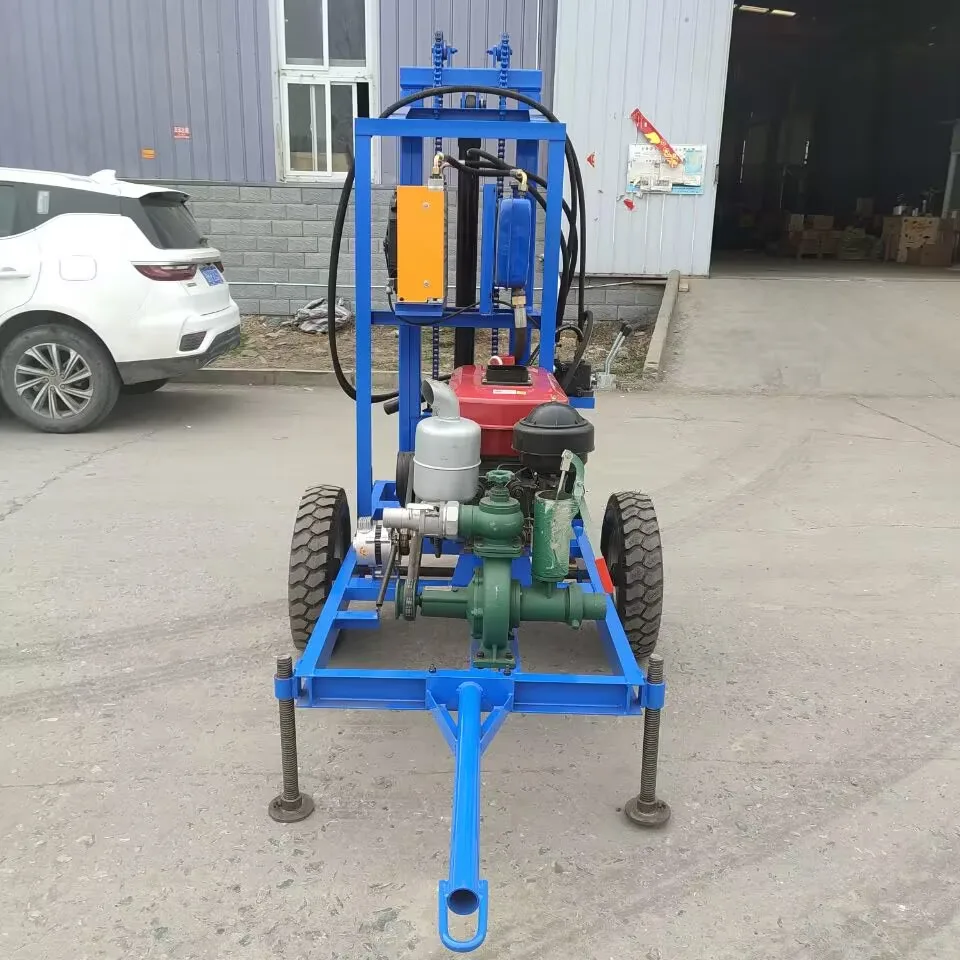 맞춤형 22마력 디젤 우물 시추 장비 수중 시추 장비 광산 심층 우물 시추기