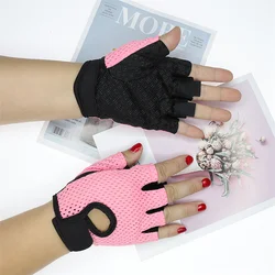 Gym Gloves Fitness Training Fingerless Men Women Bodybuilding Exercise Sports Gloves For Cycling Bicycle Anti Slip Breathable