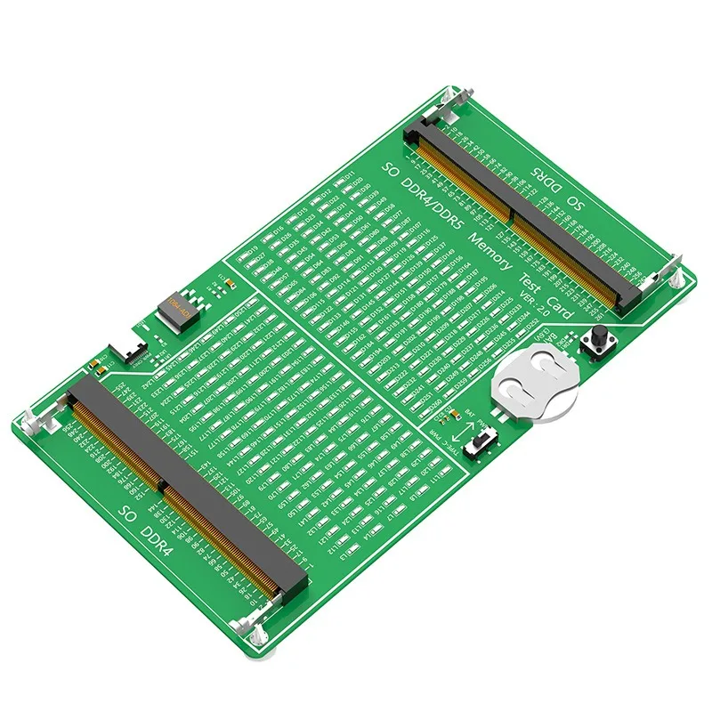 2 in 1 DDR4 DDR5 Laptop RAM Test Card LED Memory Tester SO-DIMM Notebook Memory Fault Detector