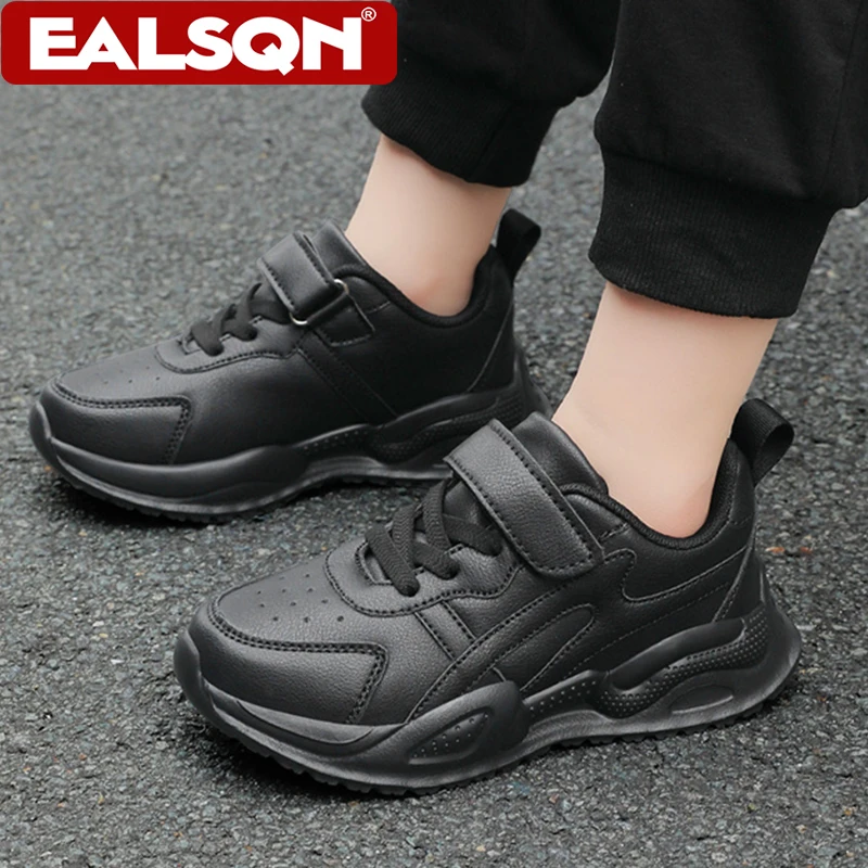 สีขาว Tenis รองเท้าผ้าใบสําหรับเด็กเด็กกีฬาสบายหนังนักเรียนเด็กสาวสบายๆรองเท้าขนาด 28-39