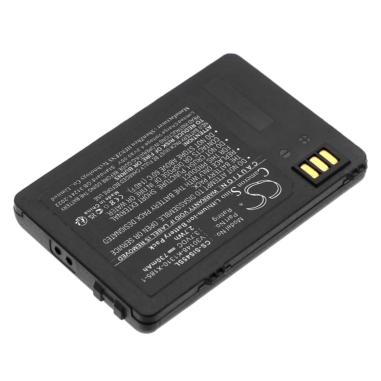 CS Battery 3.7V/840mAh V30148-K1310-X185-1 for Siemens S45,S45i,ME45,6618,3618,M45