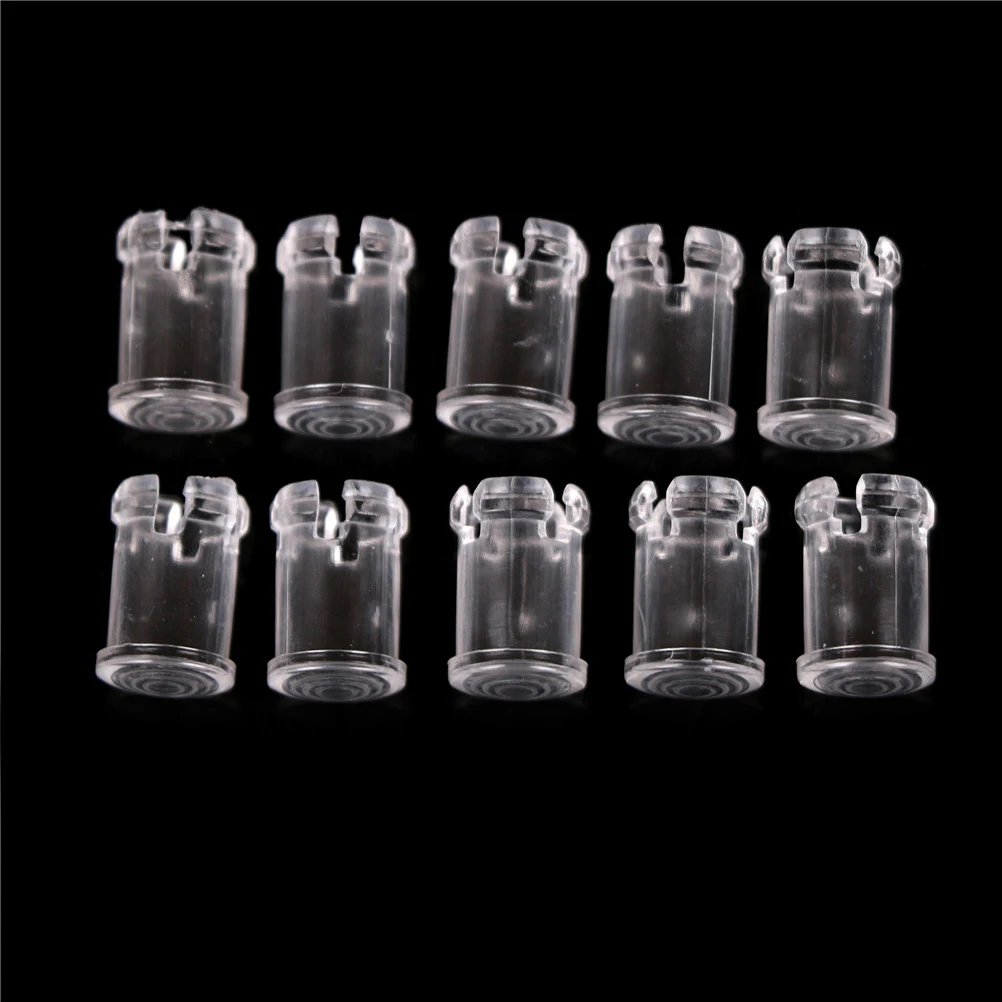 10 PCS 5mm LED Protetor de abajur de diodo emissor de luz transparente