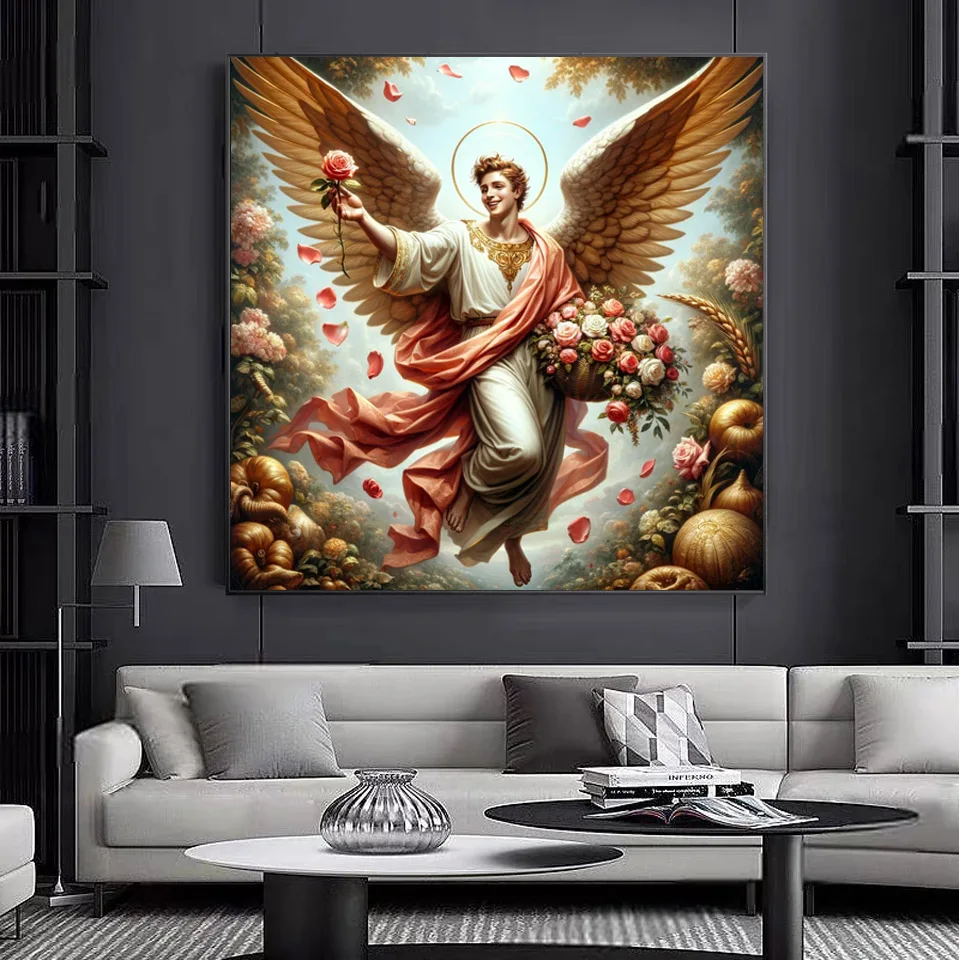 5D Diamond Painting New Collection Angel Portrait Cross Stitch Full Square Diamond Embroidery Rhinestone Mosaic Home Decor Gift