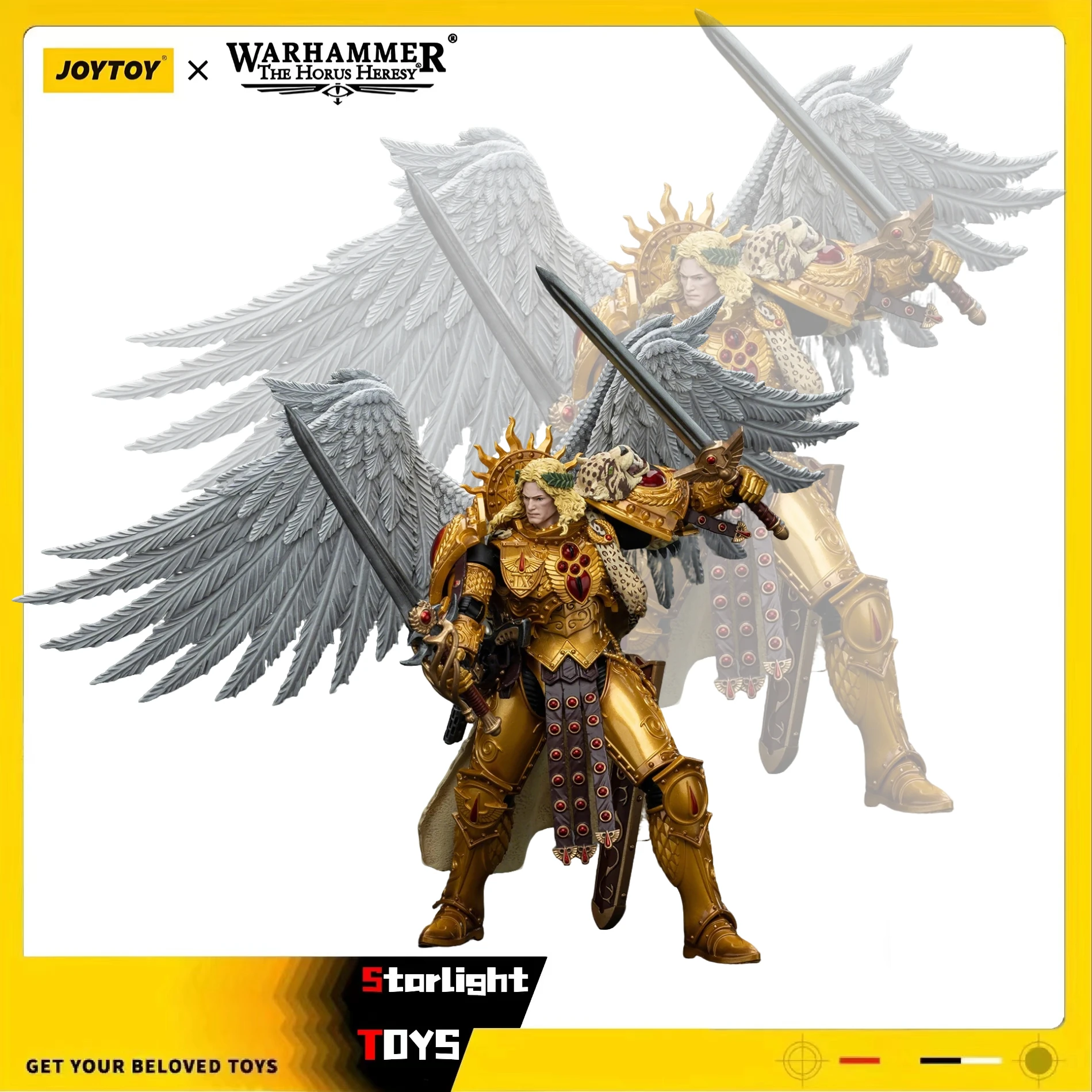 

【24 Hours Delivery】JOYTOY Warhammer 40K Blood Angels Sanguinius Primarch of The IXth Legion 1/18 Action Figure Toy