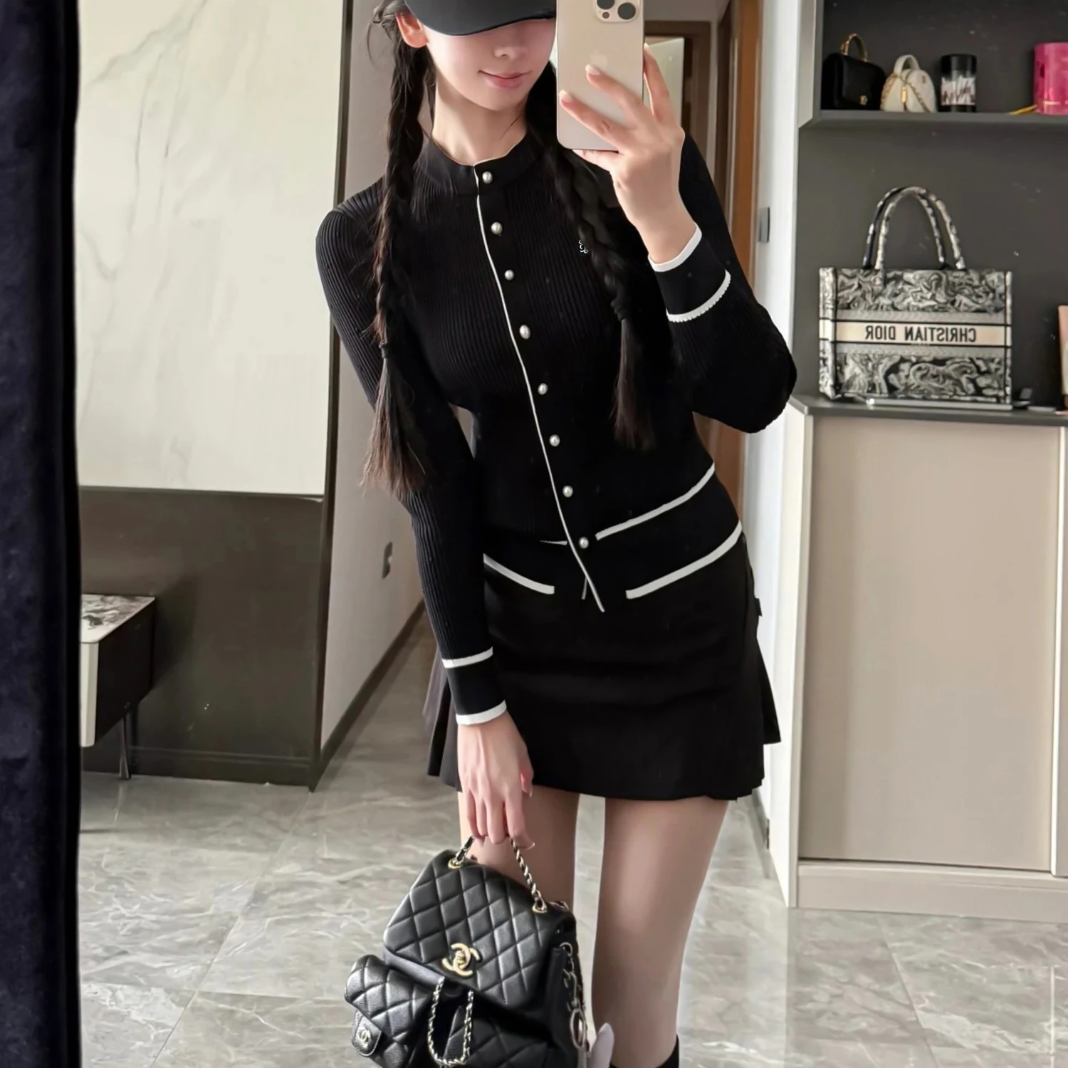 

Everyday Golf Sweater for Women, Cozy Long Sleeve Knit Top, Stylish & Warm Athletic Jacket