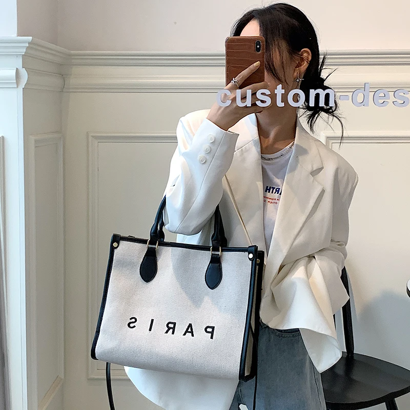 High Quality Women Canvas Handbags Tote Bags Fashion Ladies Shoulder Messenger Bags Designer Large Capacity Female Crossbody Bag