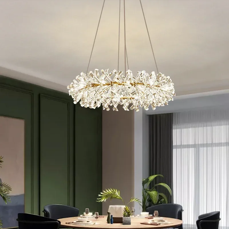 Modern Ceiling Lamp Pendant Lights Home Decoration Elegant Chandelier Pendant Lights Lustre Metal Indoor Lighting Las Luces LLPL