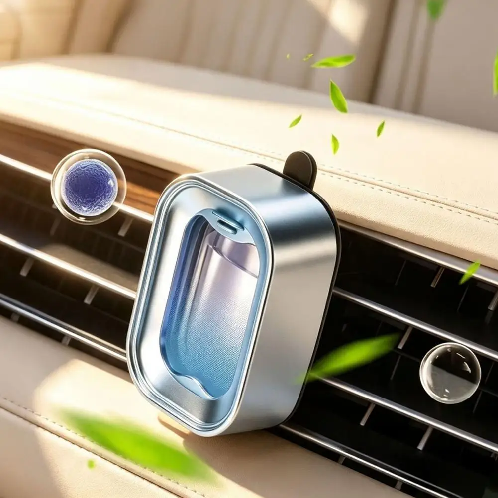Bumpy Road Stable Scent Clip 2pcs Car Vent Air Freshener Clips Solid Perfume Diffuser with Wind-powered Scent Leak-proof Auto