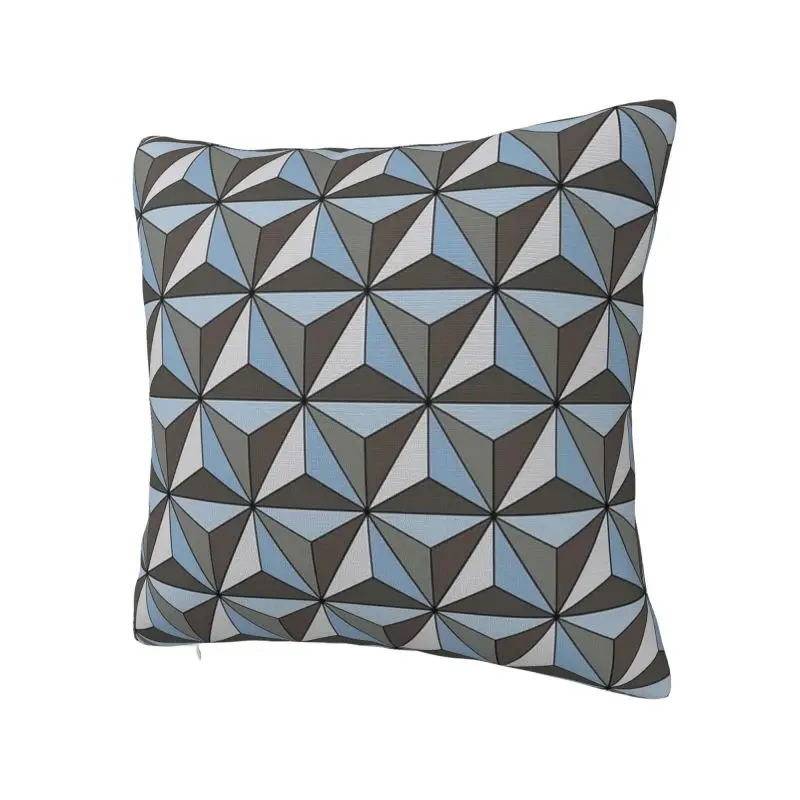 Custom Soft Geometric Wallpaper Throw Pillow Cover Home Decor Square Cushion Cover Pillowcover for Living Room
