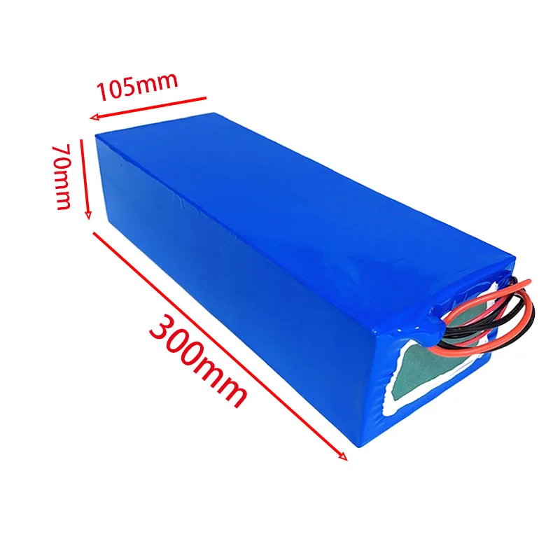 16S5P 60V 20000mAh Lithium Battery Pack 18650 Rechargeable Battery Equipped with 300A BMS Suitable for Various Electric Vehicles