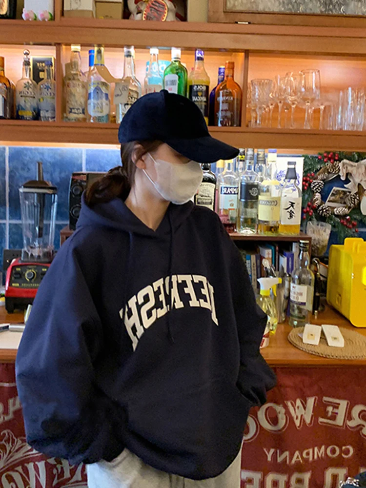 Thiened Fce パーカー ベースボール ジャケット レディース ルーズフィット 秋冬新作 Sle アメリカン レトロ カレッジ Sle アウター