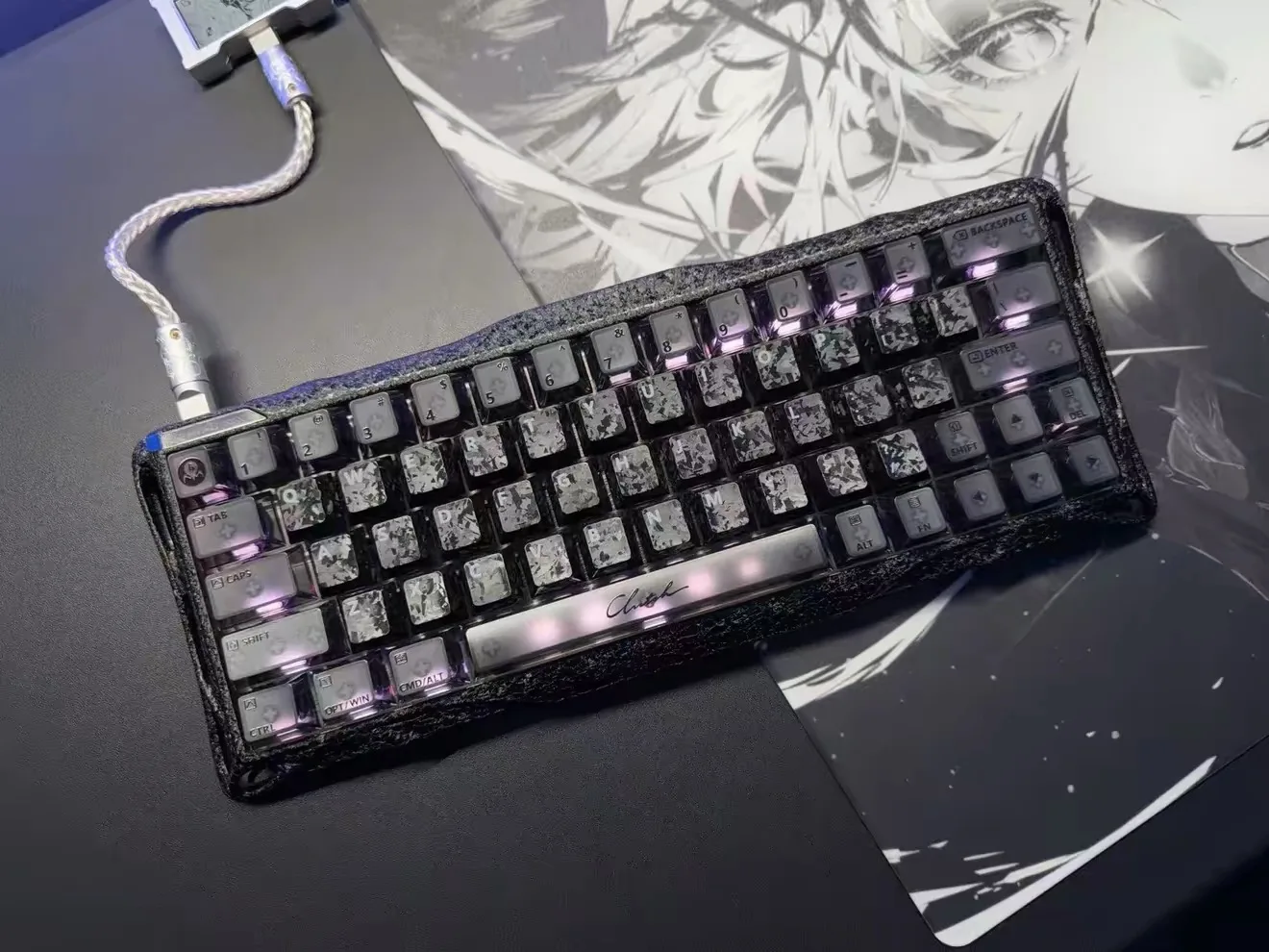 Gravity Planet V60 Gaming Keyboard - Specialized for Gaming and Esports, with UFO Axial Mechanical Keys