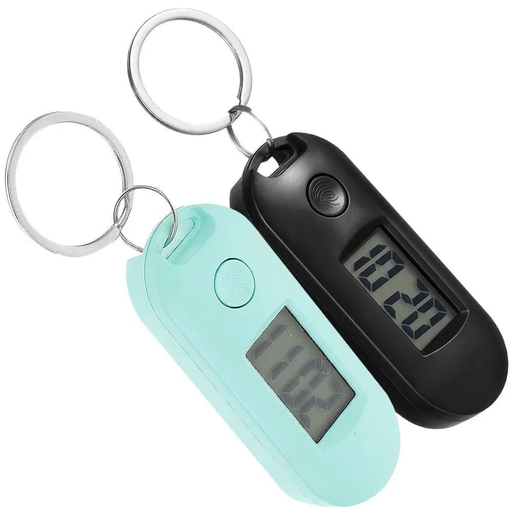

Electronic Watch Key Chain Kids Student Watches Plastic Lightweight Portable Digital Hanging Small Size Easy Reading Exam Use