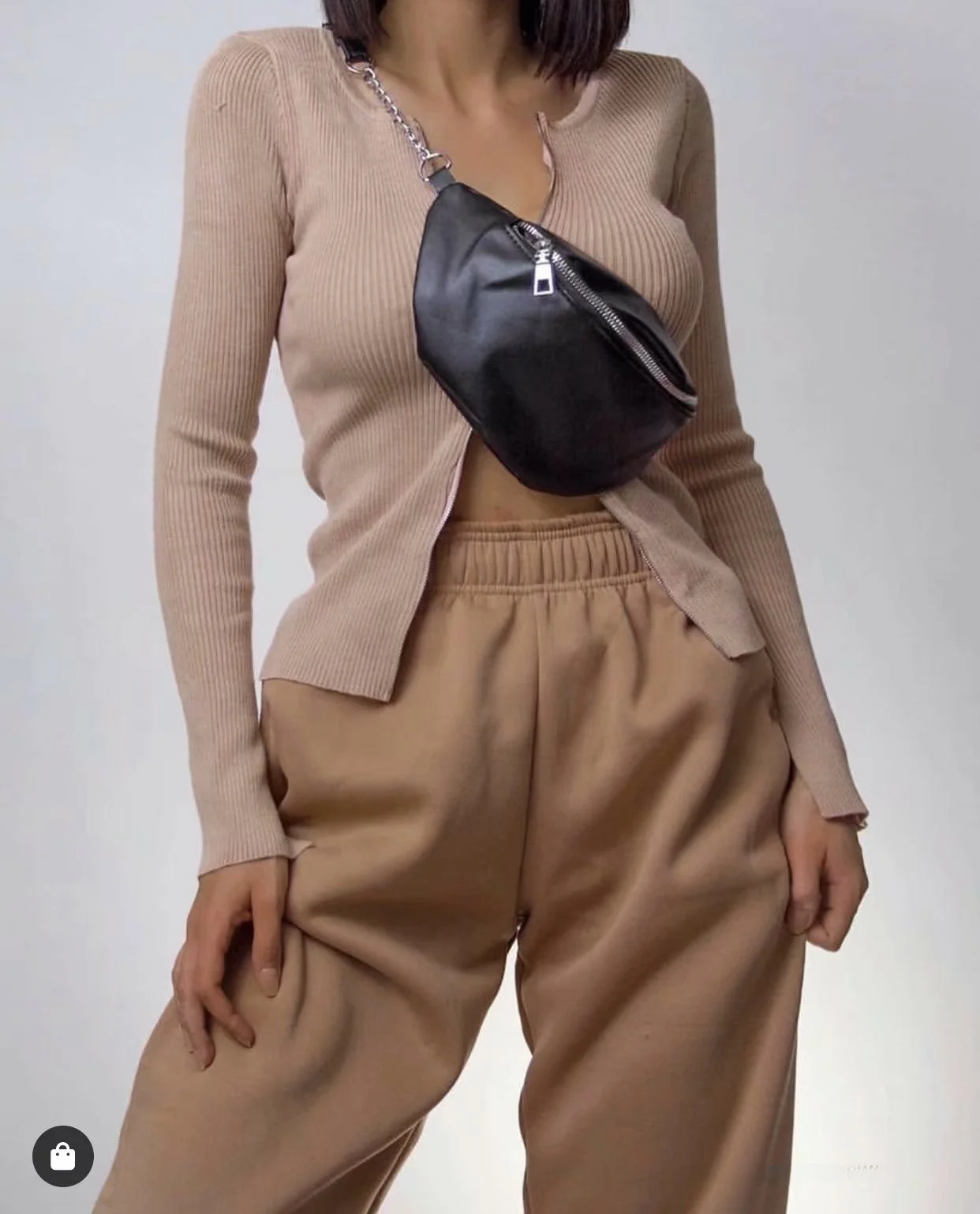 Taille haute confortable femmes Sport pantalon élastique automne hiver sarouel coton rue Sle pantalons longs avec kets