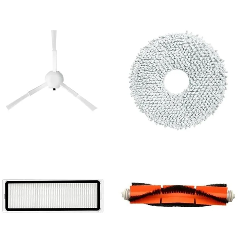 A83G-For Xiaomi Robot X10+ X10 Plus B101GL Robot Vacuum Cleaner Main Side Brush Hepa Filter Mop Cloth Dust Bags Accessories