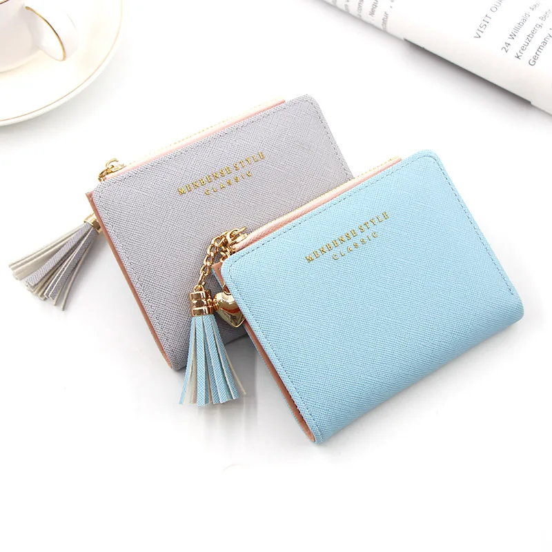 

Women's Custom Fringe Wallet Convertible Zipper Clutch with Coin Pocket Short Crossbody Purse for Daily Essentials & Evening지갑