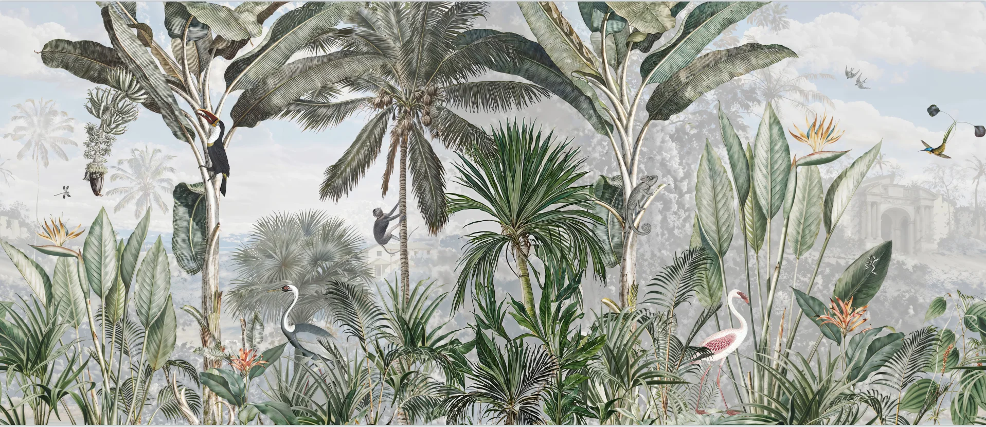 

3D индивидуальные фрески с лесным попугаем и водопадом, фотообои, настенный декор для спальни, гостиной, уникальное 3D настенное искусство