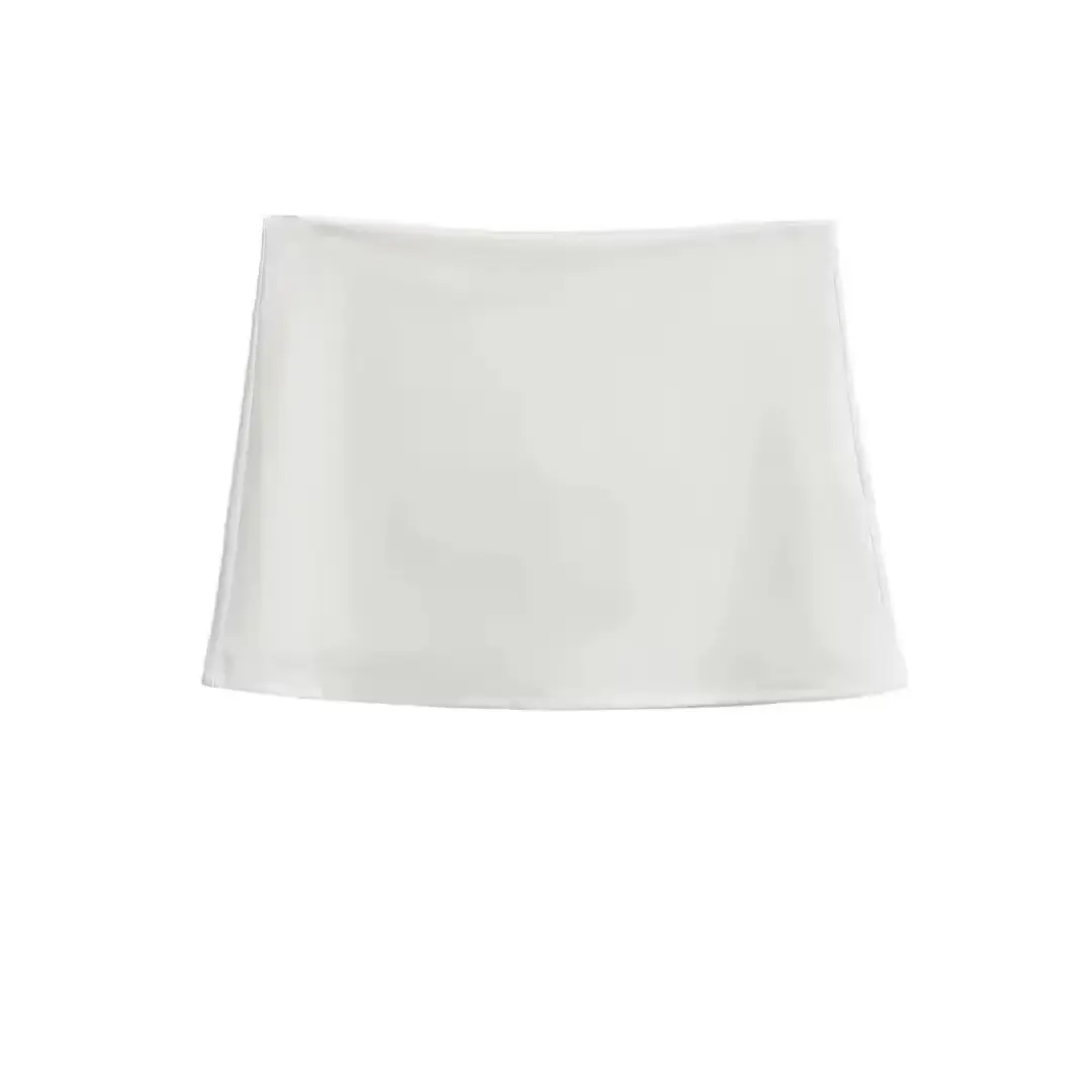 Jupe-pantalon de Yoga taille basse pour femmes, coupe cintrée, Anti-lumière, ligne a, couleur Pure, printemps été