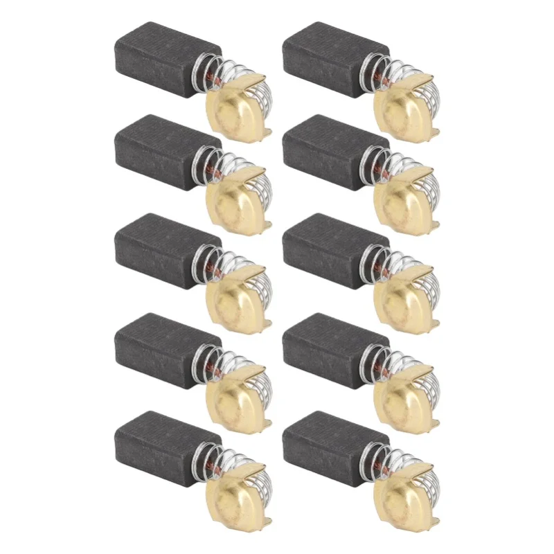 20Pcs Motor Carbon Brushes Angle Grinder Power Tool Replacement Parts For Electric Drill Hammer Cutter