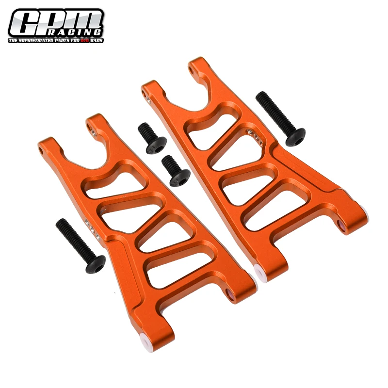Brazos inferiores delanteros de aluminio GPM para ARRMA 1/10 Granito 4X4 Mega Senton 3S BLX