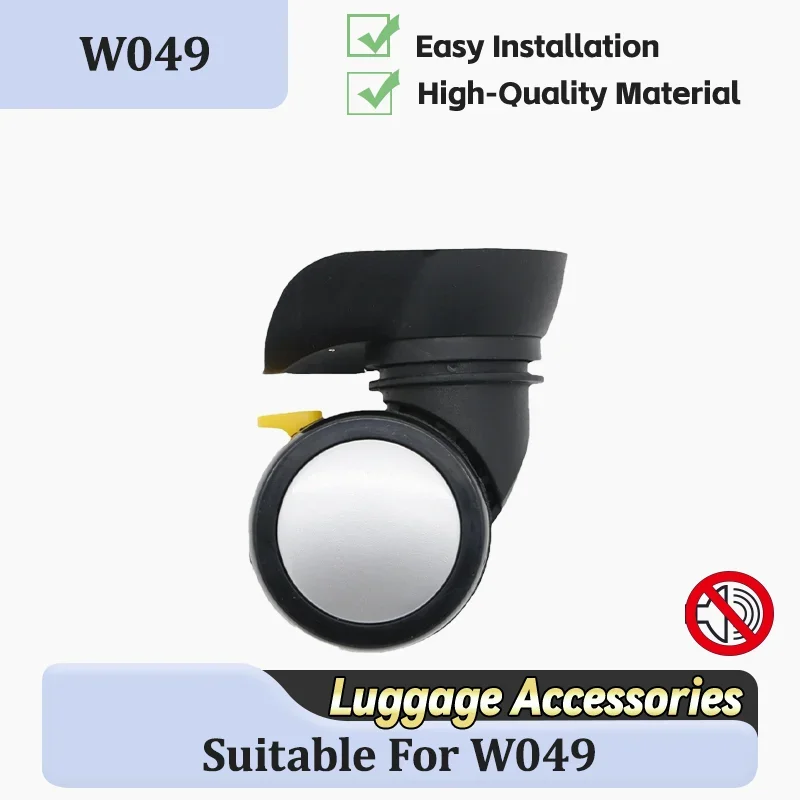 

For W049 Durable Luggage Wheel Replacement - Heavy-Duty Load Capacity Easy Installation 360° Rotation Fits Most Suitcases