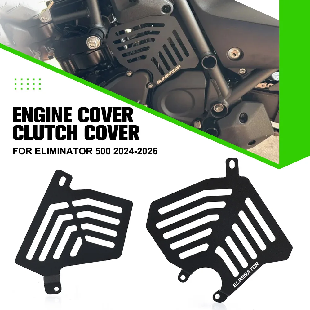 

Для Kawasaki Eliminator 500 2024-2025-2026 мотоциклетная алюминиевая крышка двигателя, защита сцепления, крышка дроссельной заслонки, аксессуары