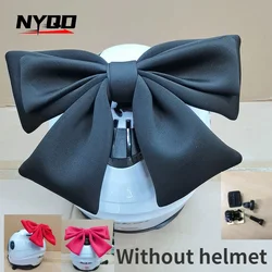 Helmet Universal Women's Bow Polyester Ribbon Bow Helmet Decoration Motorcycle Helmet Accessories