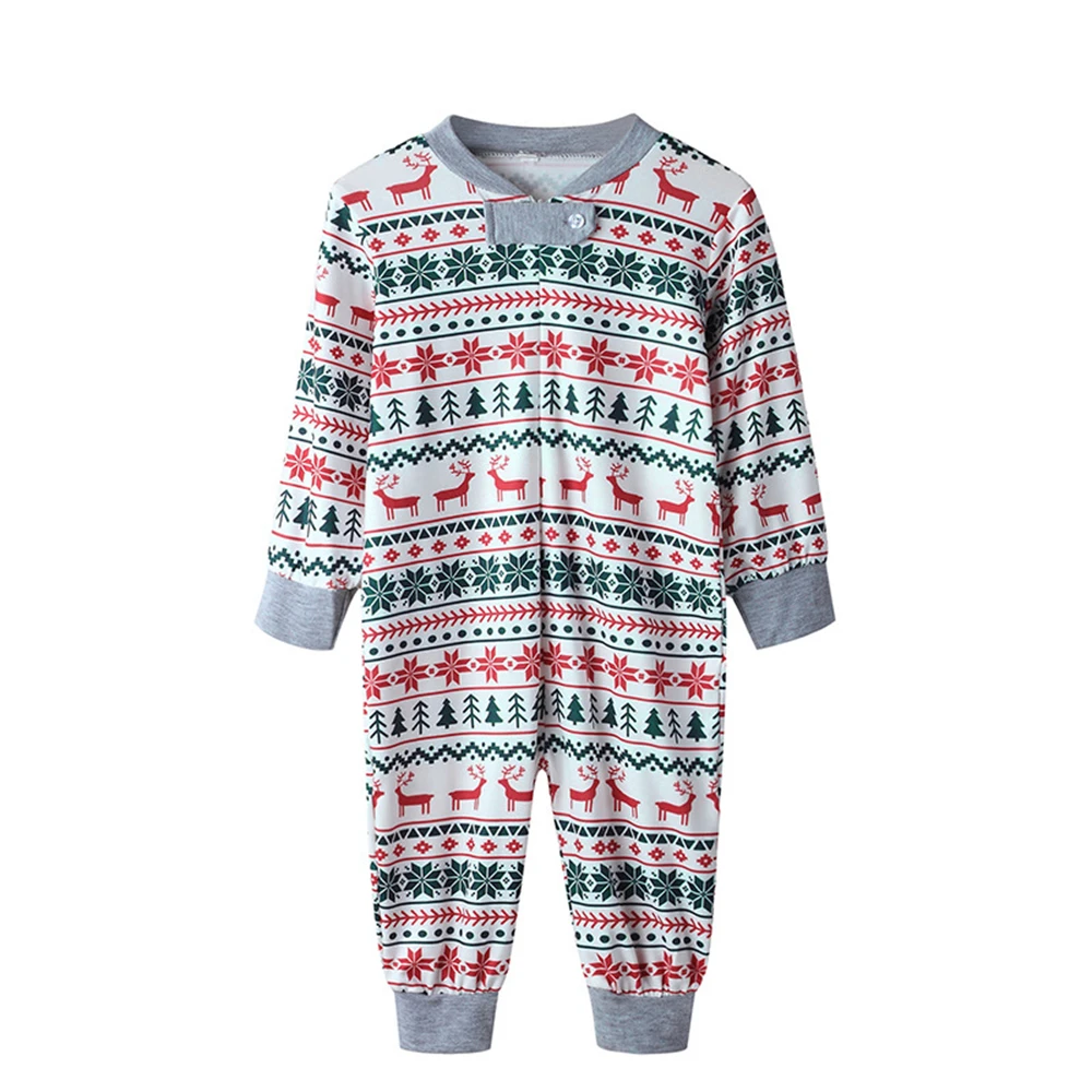 New Year Family Christmas Pajamas Set Mother Dad Baby Kids Homewear Family Matching Outfits Comfortable Sleepwear