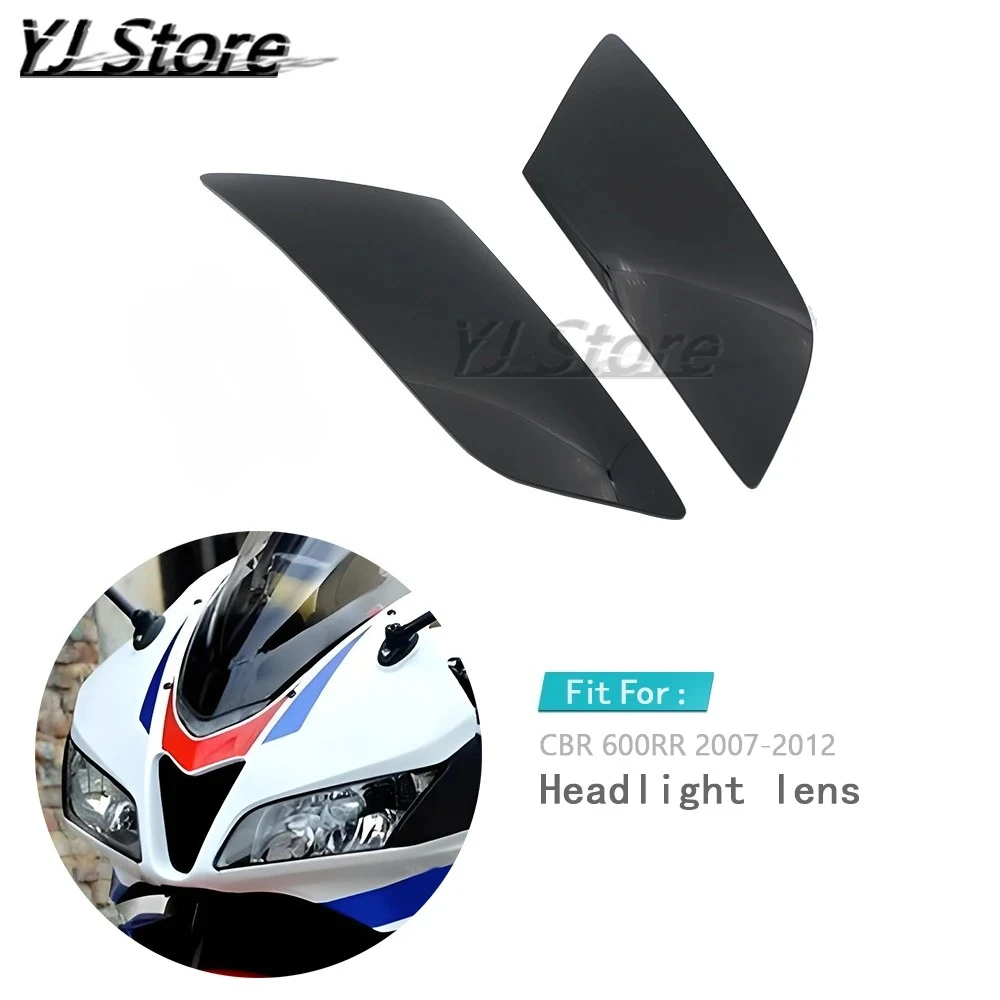 Fit For Honda CBR 600RR F5 2007-2012 Motorcycle Headlight Protector Lens Cover Shield Case 11 10 09 08