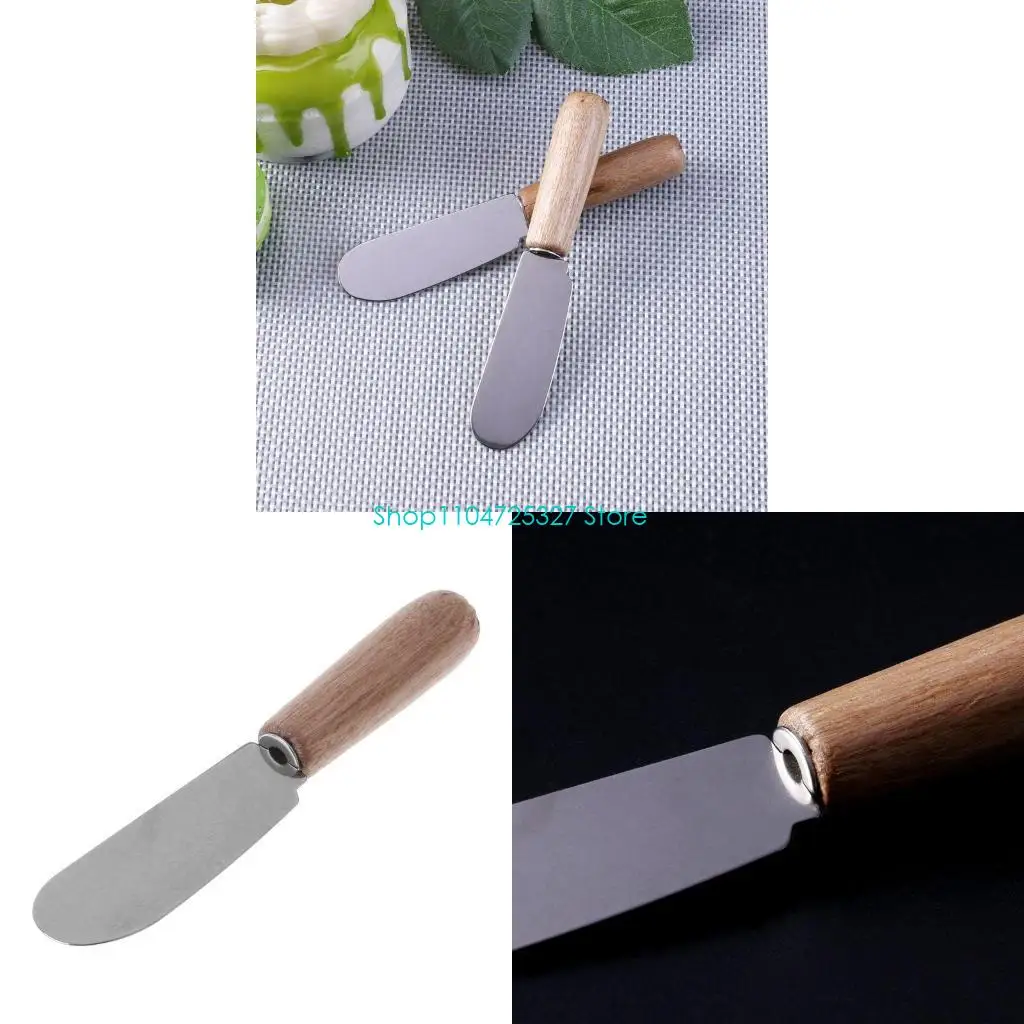 D8KF Mini Sandwich Sandwich Butter Cheese Slicer Knife Stainless Steel Spatula Kitche