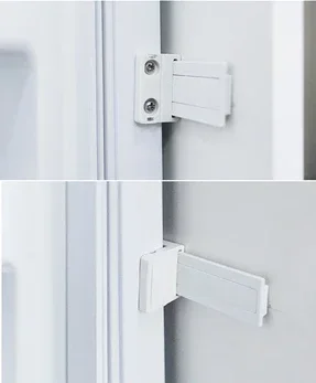 1Set Fridge door slide rail mounting kit refrigerator door sliding guide integrated cupboard built in kit